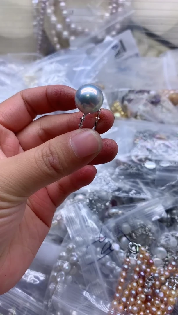 【闪购商品】淡水珍珠戒指银S925镶嵌淡水珍珠戒指