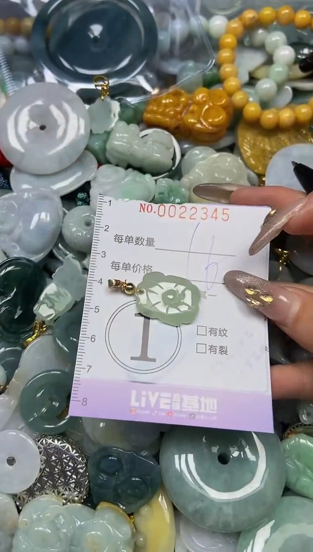 【闪购商品】翡翠颈饰未镶嵌闪购0022345