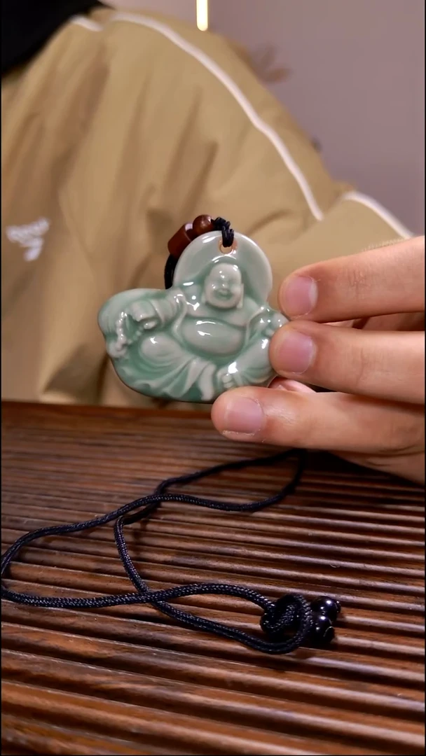 和青禾满釉小佛牌挂件【送挂绳】