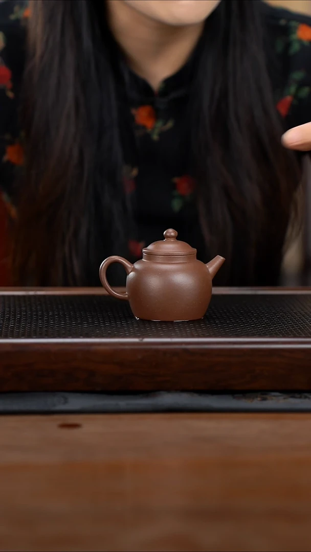 茶壶紫砂105cc黄龙山原矿百年紫泥宫灯14