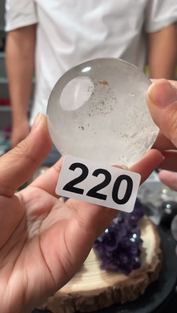 未镶嵌水晶大型摆件（非配饰）白水晶球220