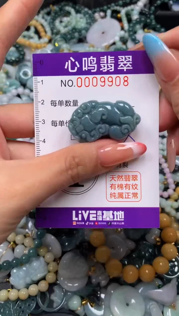 翡翠未镶嵌颈饰闪购009908