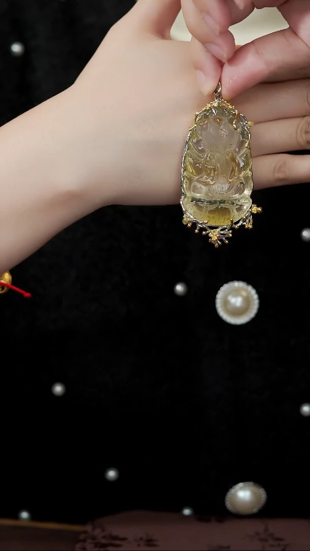 【闪购商品】水晶吊坠未镶嵌@YMG05021529@大号