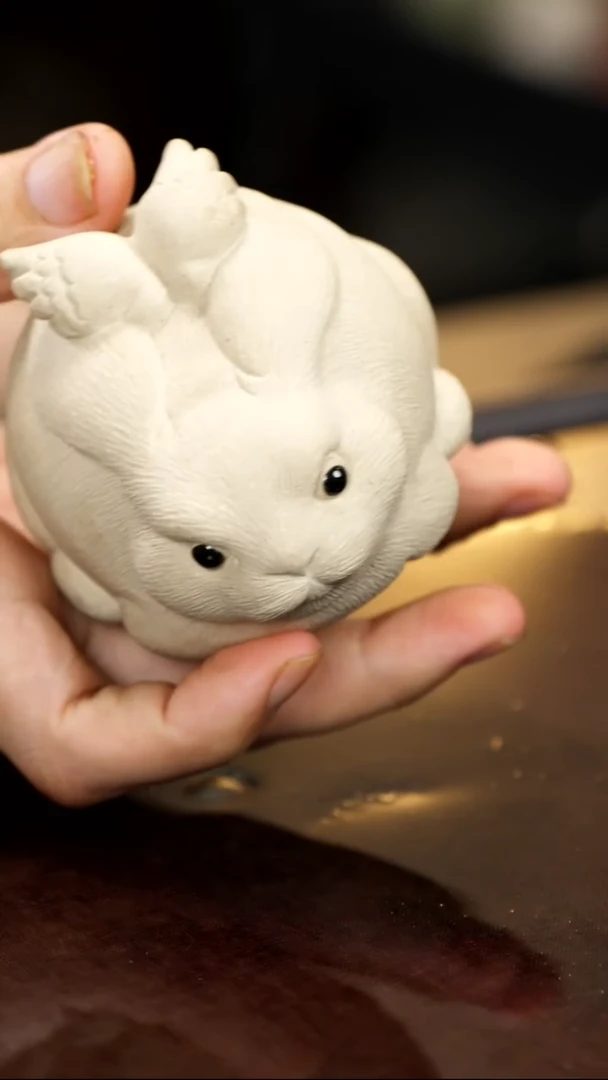 紫砂茶宠兔子。。。