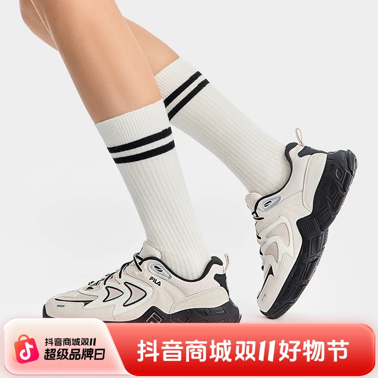 FILA斐乐官方掠夺者3复古情侣跑鞋2025冬季新款多巴胺运动休闲鞋