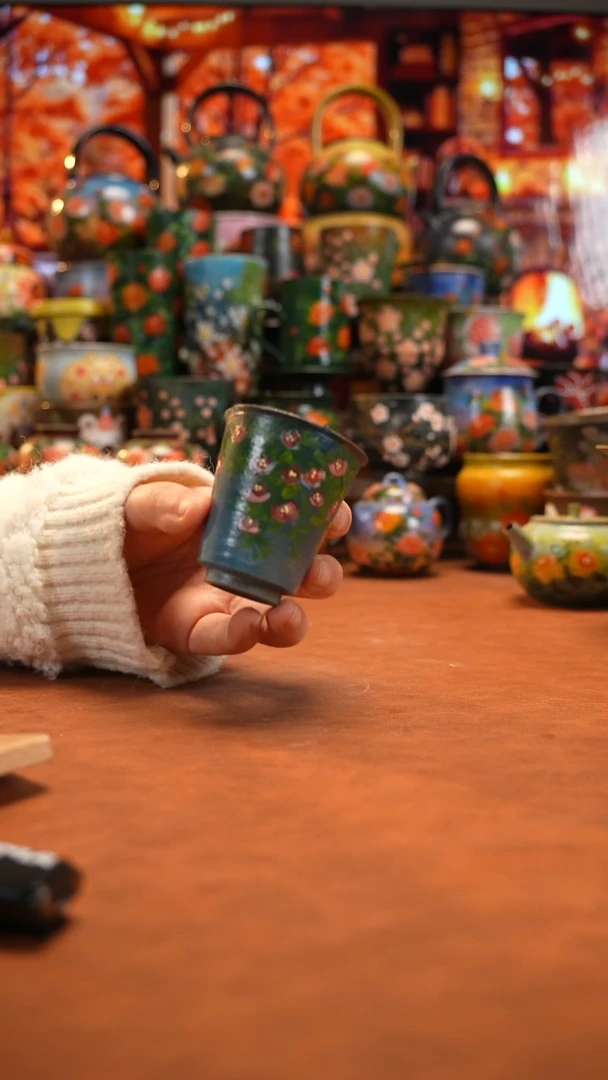 油画   釉下彩  杯子