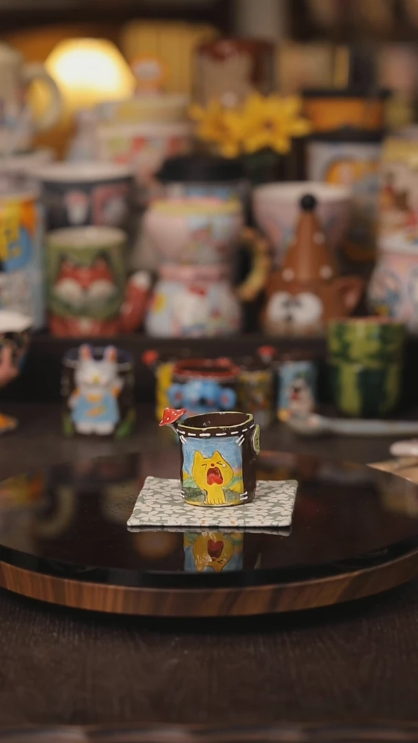 景德镇釉下彩绘设计师款式陶瓷