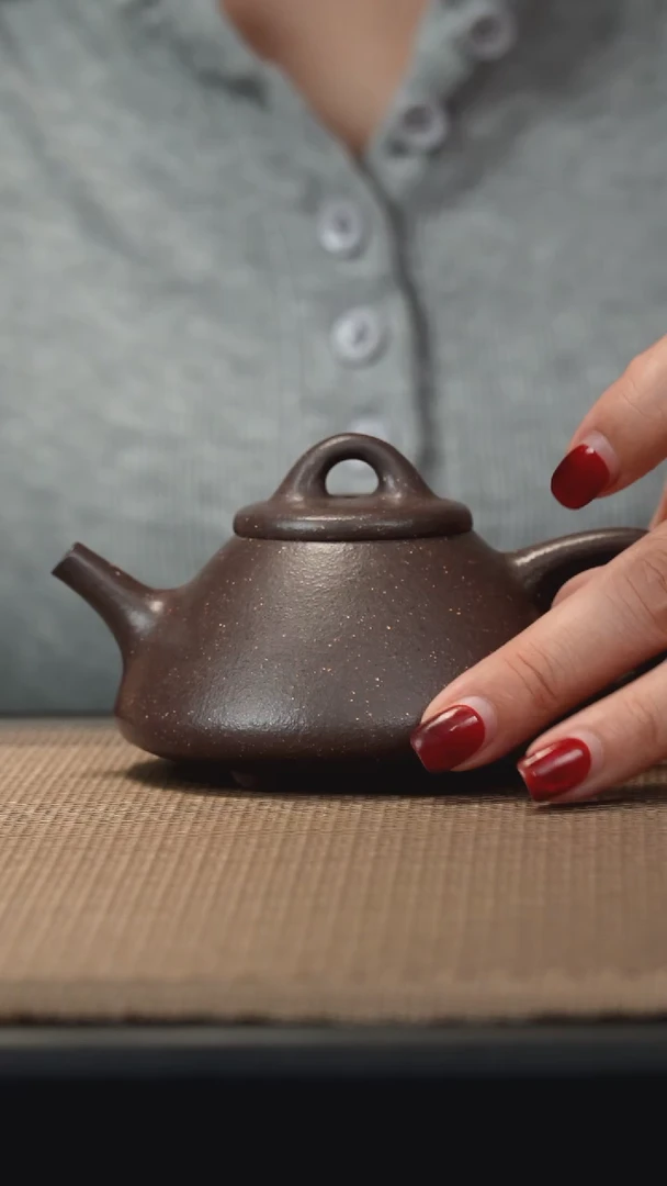 茶壶紫砂天青子冶150c