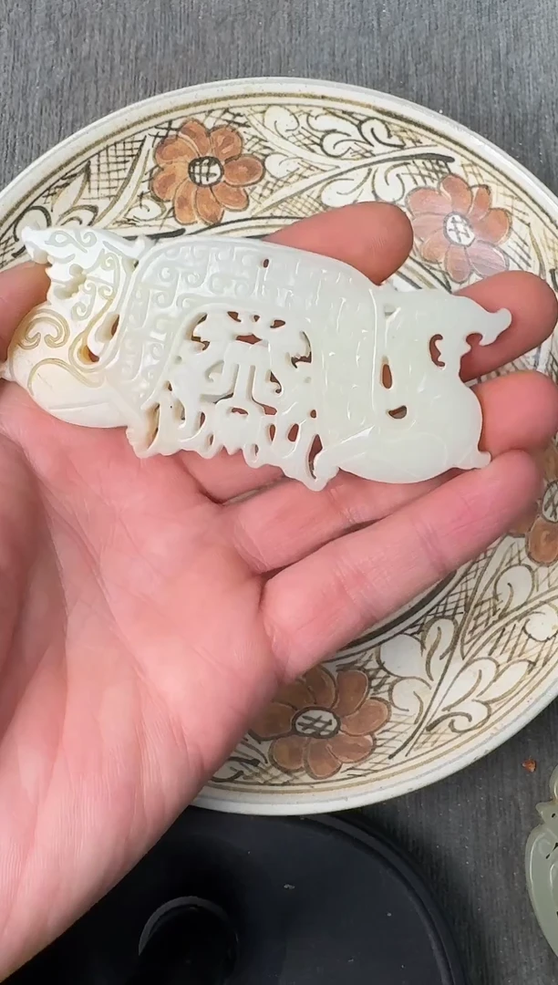 未镶嵌和田玉摆件88888