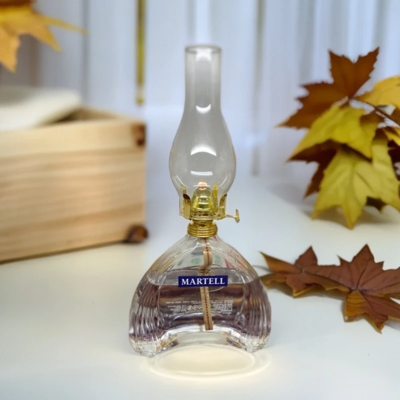 玻璃洋酒黄色空气灯煮茶炉明火煮茶围炉煮茶品家用精致露手工创意