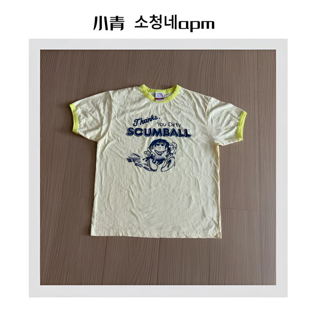 韩国东大门 公鸡/水灵灵MM豆T恤