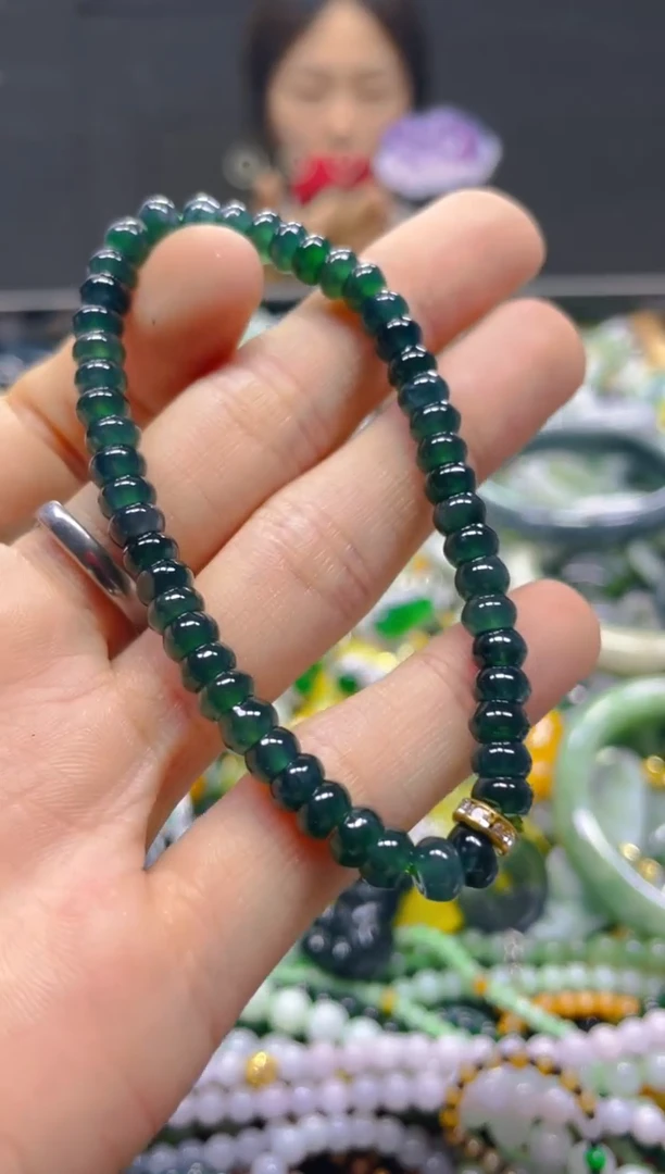 颈饰未镶嵌翡翠5MM