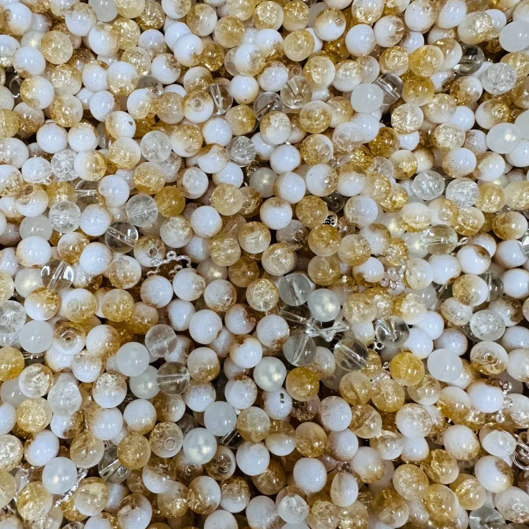 【白璃碎金】手工琉璃珠手链珠子diy手链串珠挂饰混色散珠子