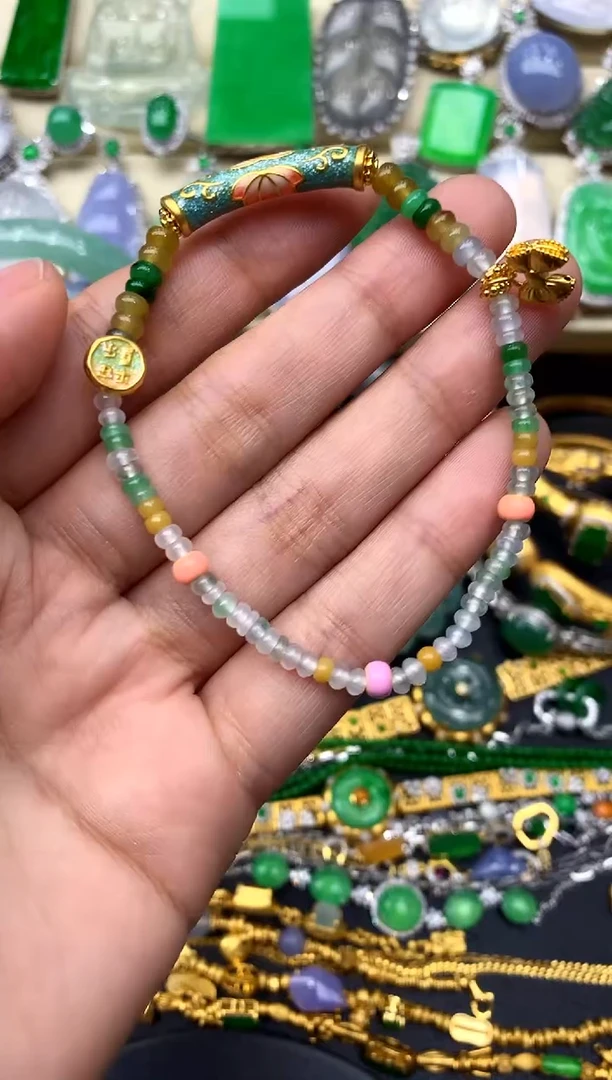 未镶嵌手串翡翠299-中国好珍宝