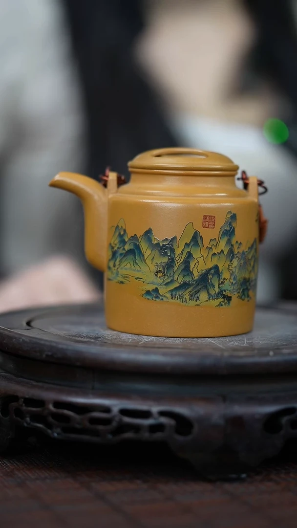 茶壶紫砂宜兴岁颐传砂原矿全手7