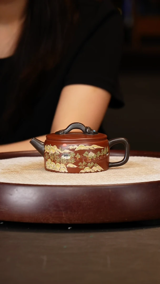 茶壶紫砂【王志刚】汉瓦200c