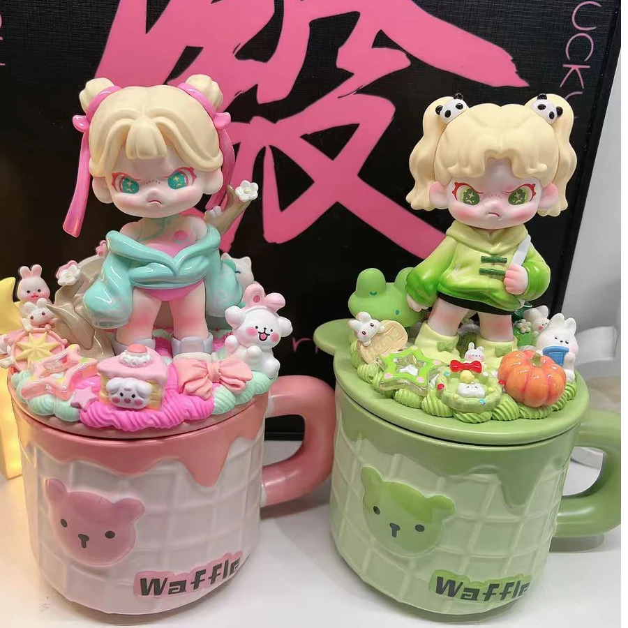 手工创意玩具潮玩盲盒DIY设计奶油胶摆件手办创意高颜值杯子