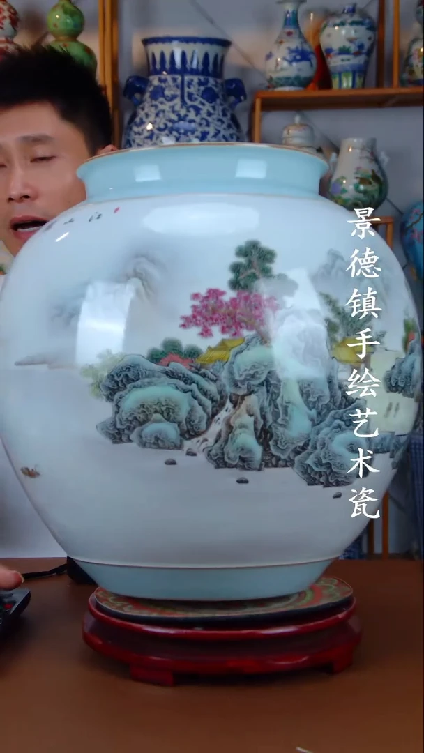 现代景德镇手工手绘陶瓷摆件78
