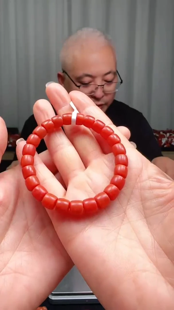 未镶嵌多样性发一件南红玛瑙8mm阿东寨精工直切