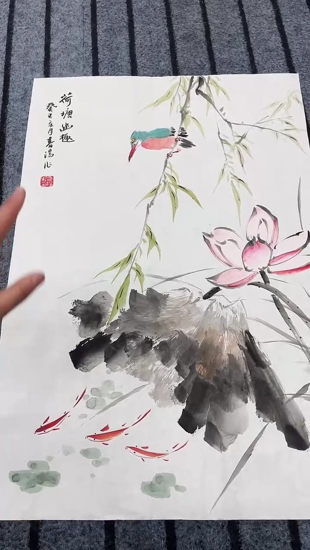 精品国画花鸟作品