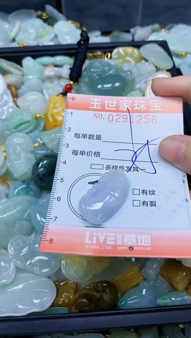 翡翠未镶嵌颈饰闪购0291256