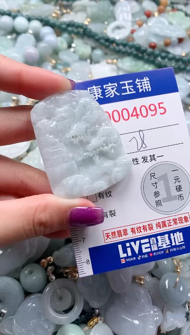 颈饰未镶嵌翡翠4095
