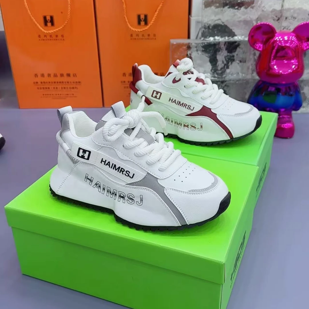 爱玛氏世佳春季新款潮鞋时尚厚底健身老爹鞋百搭休闲鞋7526