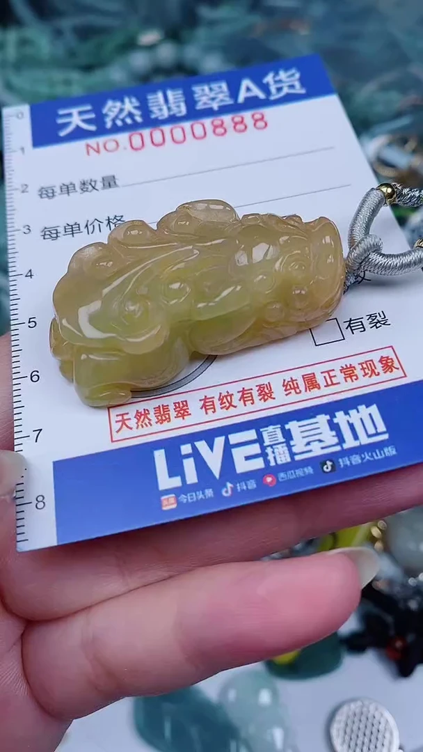 翡翠未镶嵌颈饰00000888