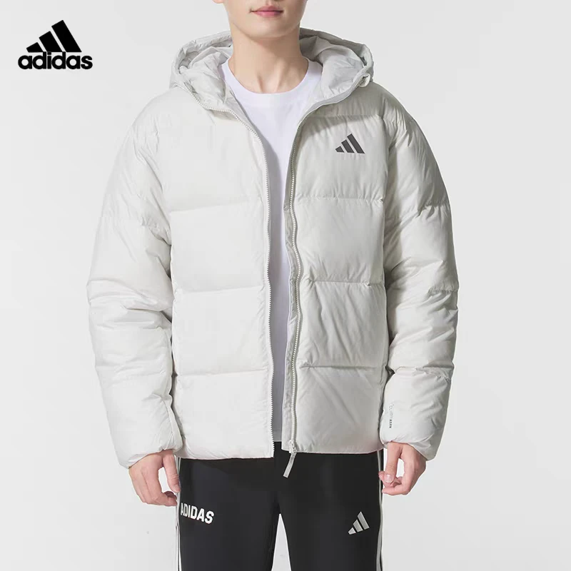 【大明宫AD】阿迪达斯男士600蓬拒水防风休闲连帽羽绒服   KC2477