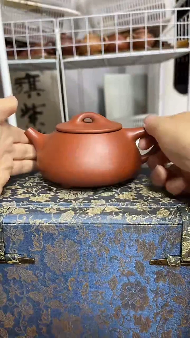 茶壶紫砂微瑕朱泥景舟石瓢
