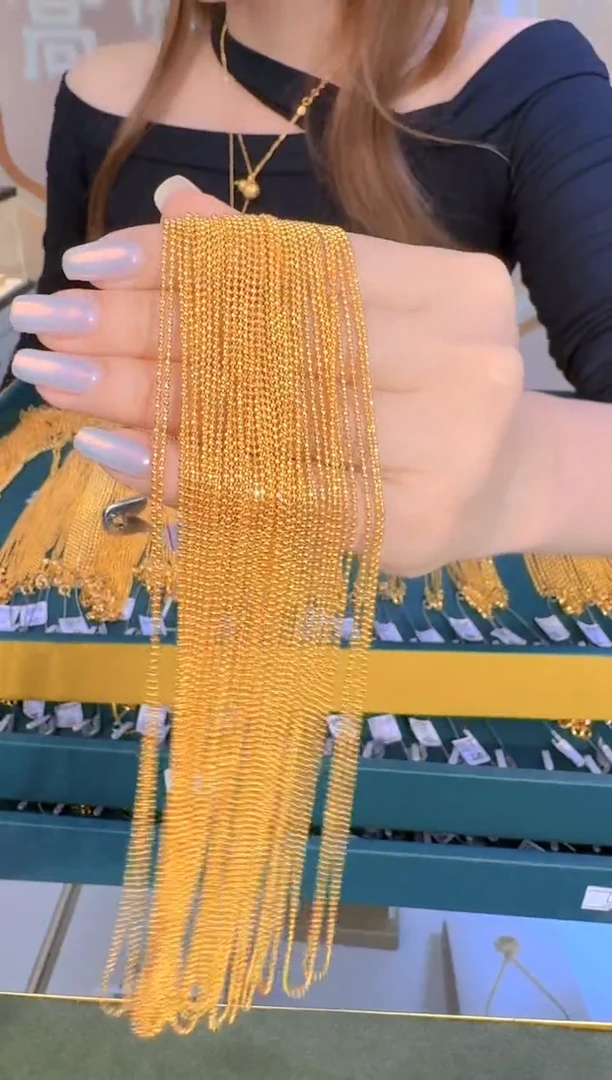 50cm固定不可调节切面珠珠链1.92g（多a样性发货）