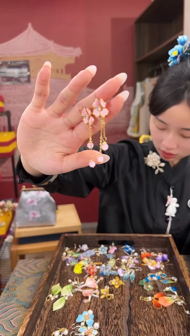 【闪购商品】刺绣苏绣世家非遗手工（耳环）