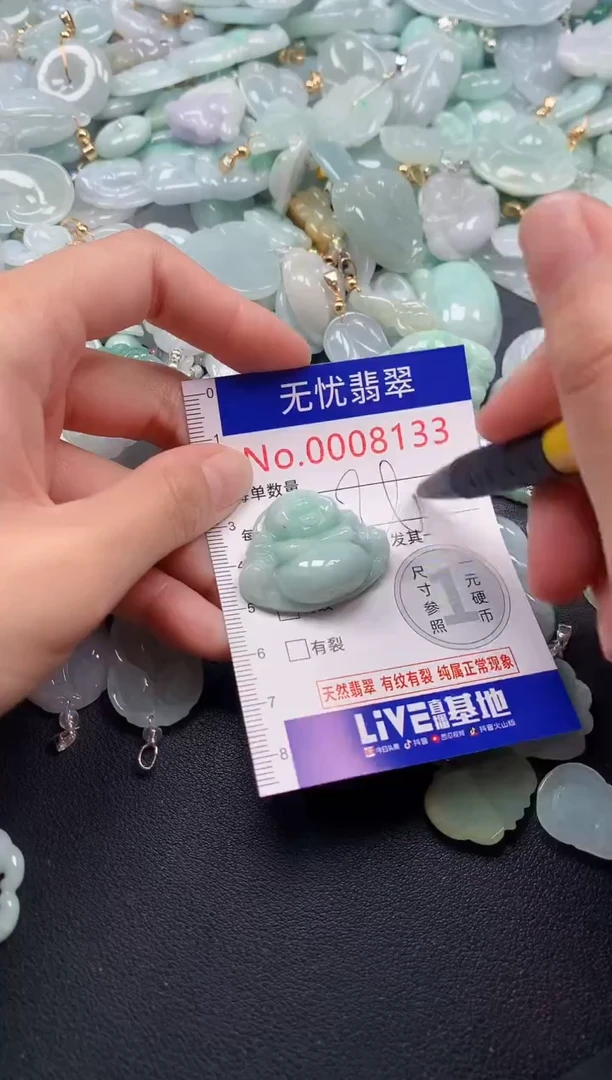 颈饰未镶嵌翡翠8133