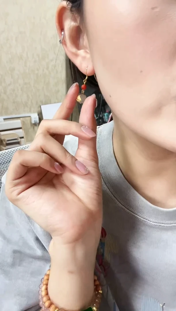 和田玉未镶嵌耳饰和田耳钉