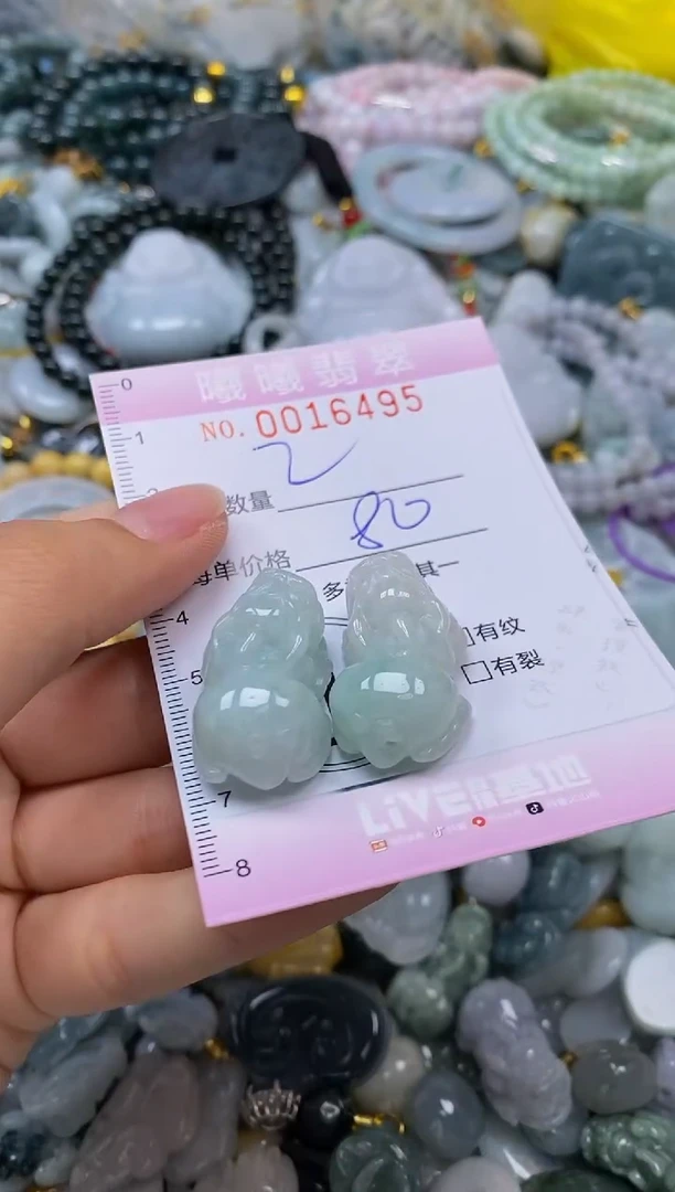 翡翠未镶嵌颈饰闪购0016495