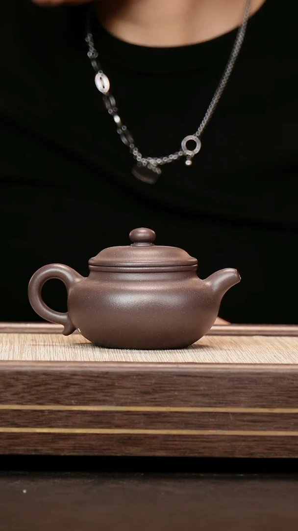 茶壶紫砂四号井底槽清 大亨仿古 张玲玲