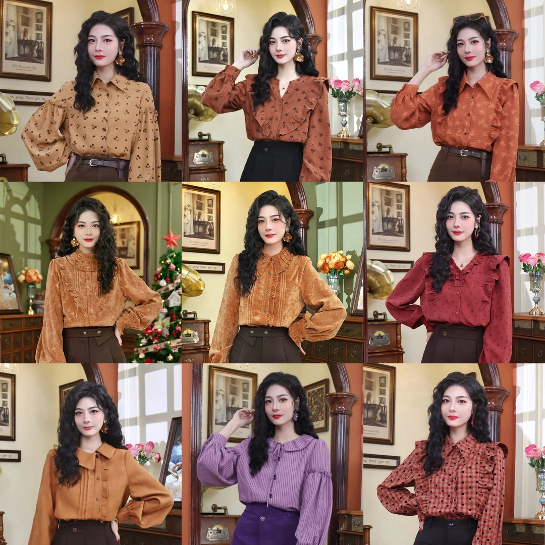 LIJIUJIU【上衣1-60号】复古风精选衬衫捡漏 听好编号尺码再去下单