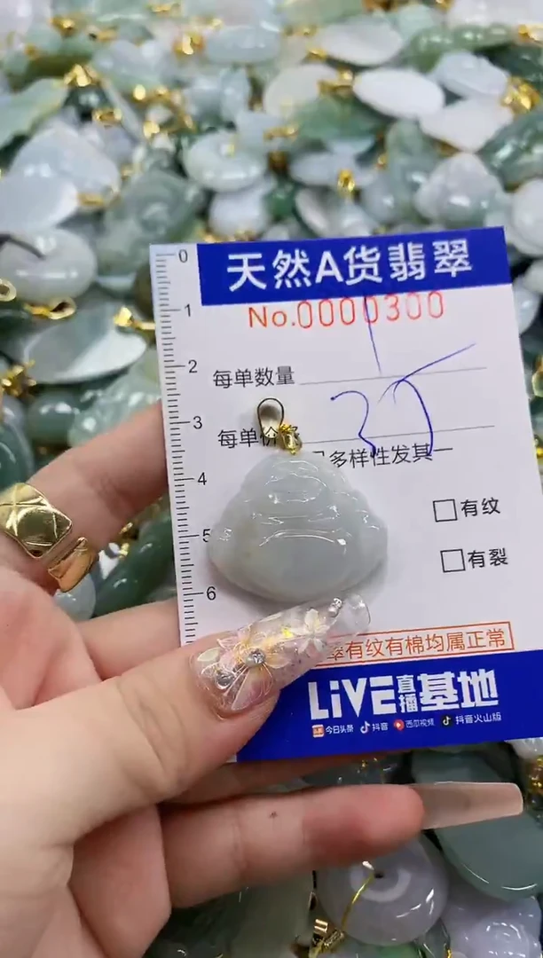 颈饰未镶嵌翡翠天然A货翡翠