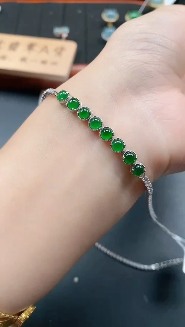 银S925镶嵌戒指翡翠11111