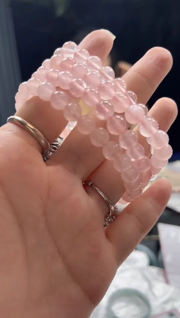 水晶手链银S925镶嵌0717297190