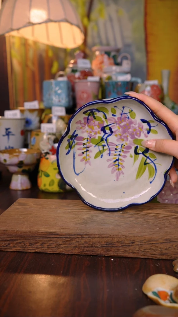 摆件泥垚手作 景德镇手工手绘器物