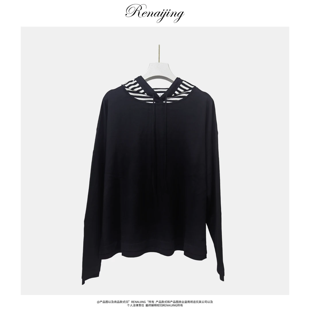 RENAIJING【订单-帽衫】120s超细“黄金羊毛”18针双面帽衫休闲百搭