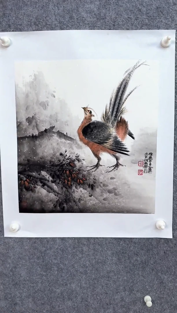 国画ST-HQS老师绘画作品