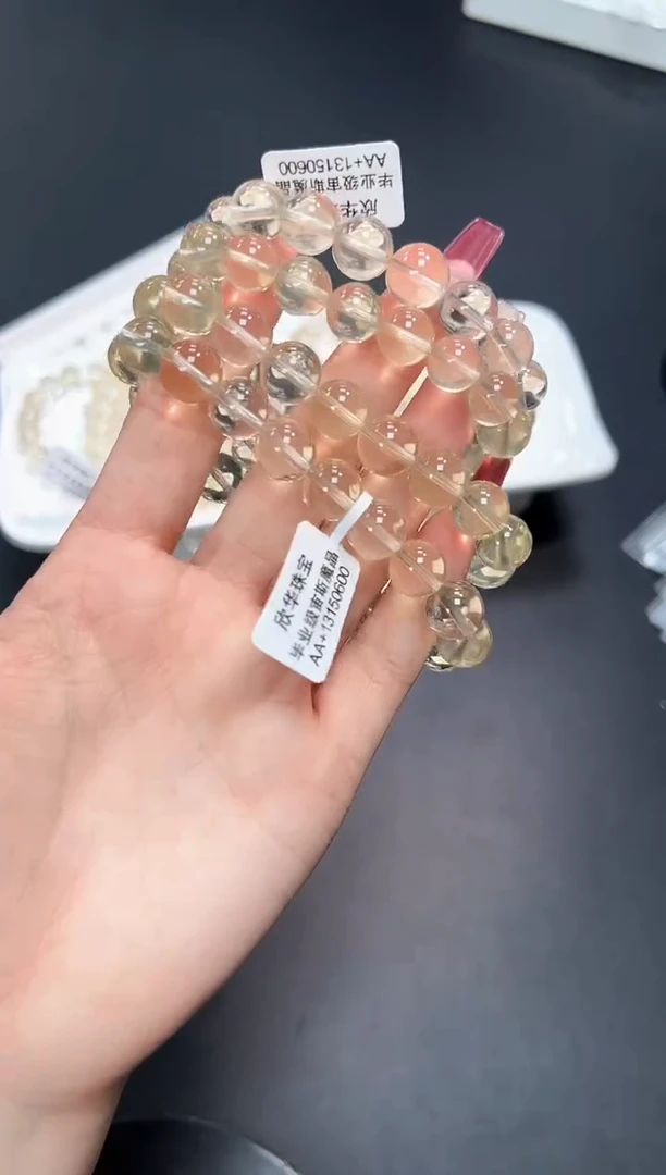 【闪购商品】水晶手串未镶嵌58L多样性发其一/1条10mm默认微瑕