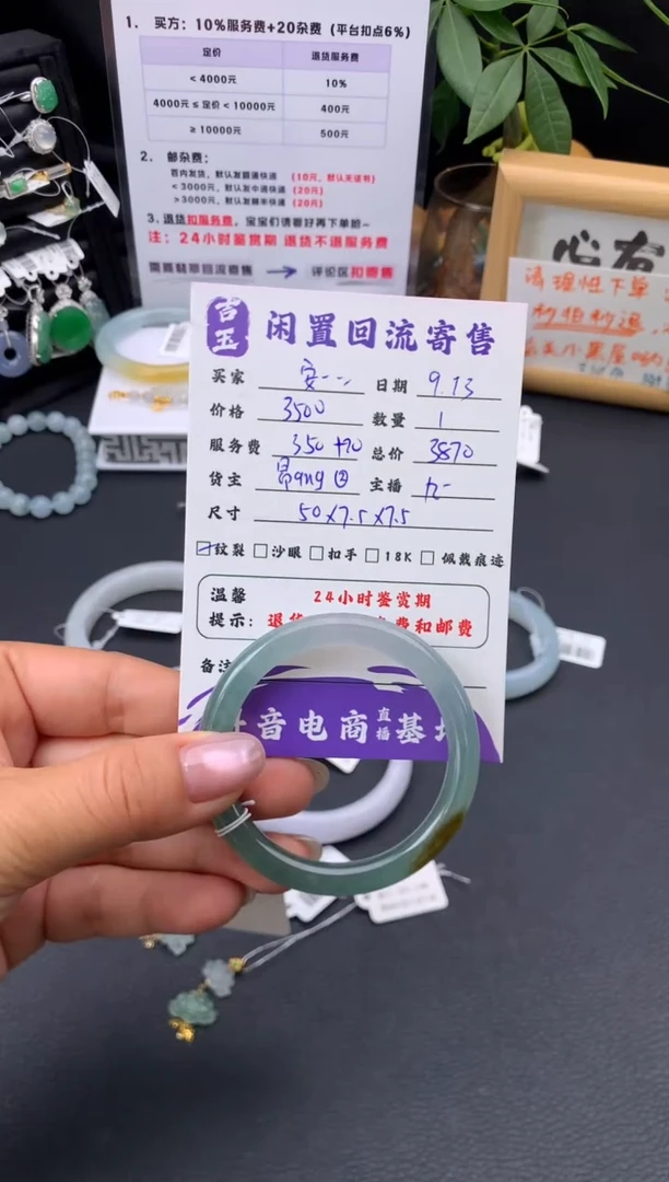 未镶嵌手镯翡翠安*儿手镯