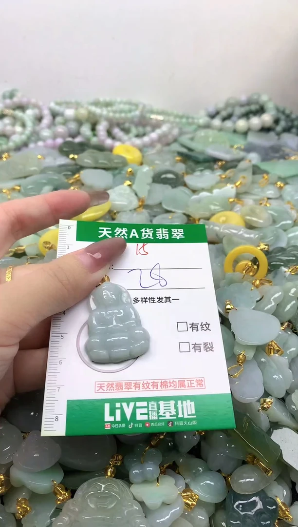 颈饰未镶嵌翡翠纯天然缅甸A货翡翠-15