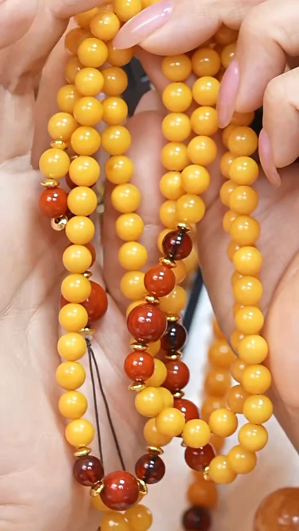蜜蜡颈饰未镶嵌3212天然蜜蜡珠宝奇石云端妖孽全部保真