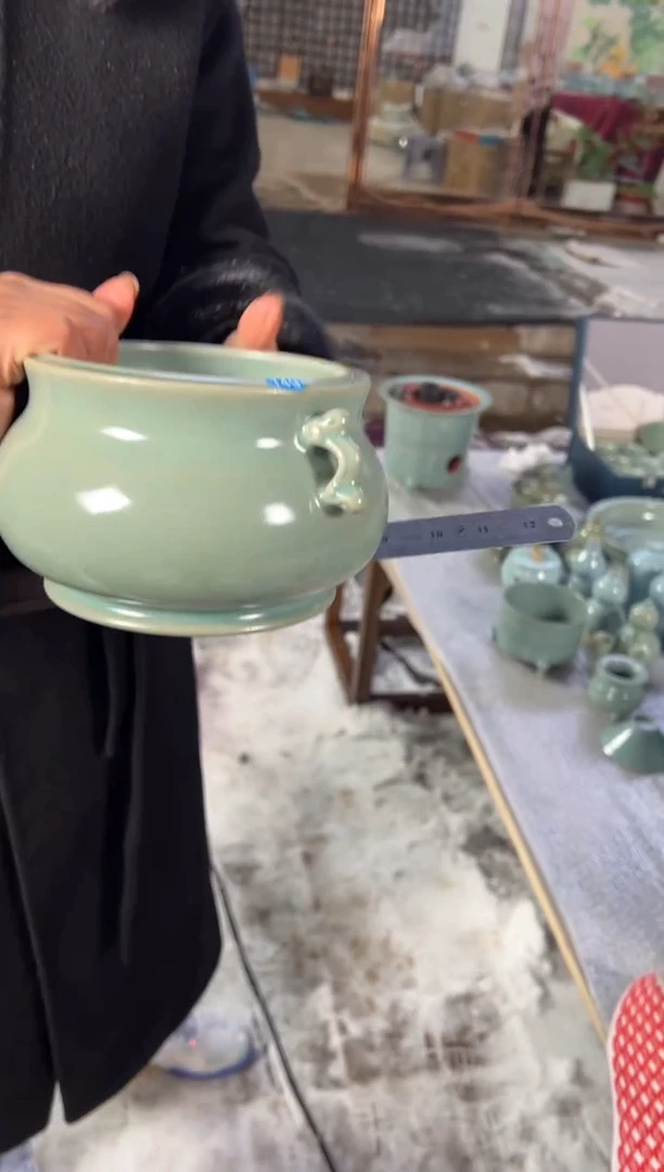 瓷片原产地原矿釉汝瓷