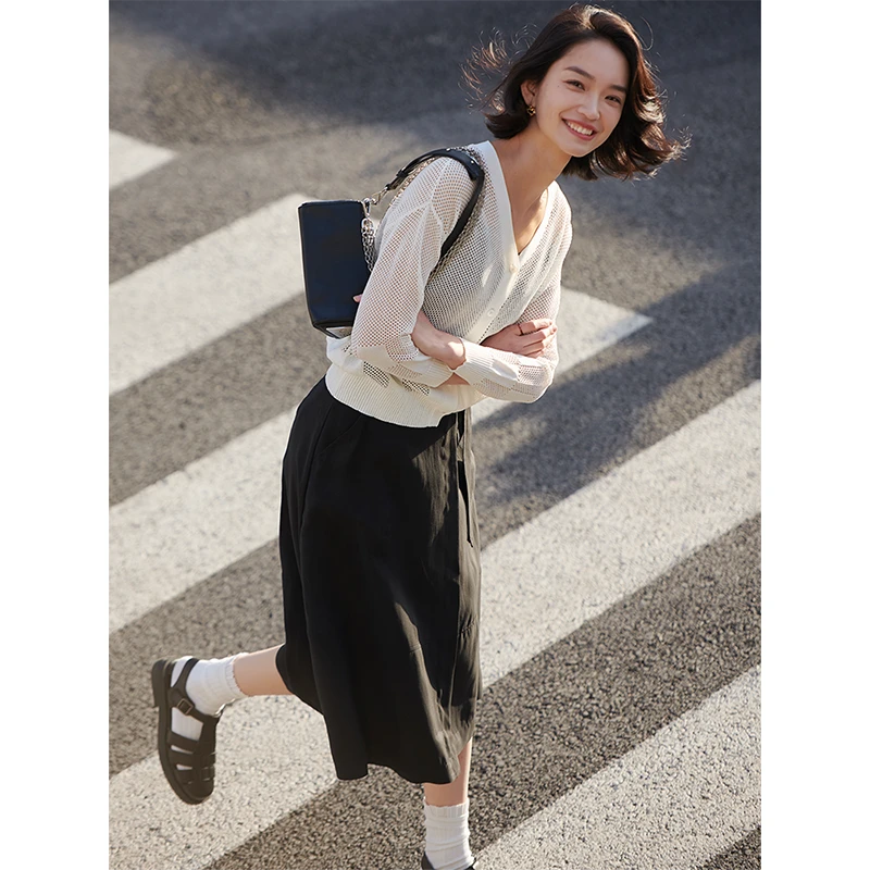 35711【碧系列】透气长袖空调衫针织开衫TB22062