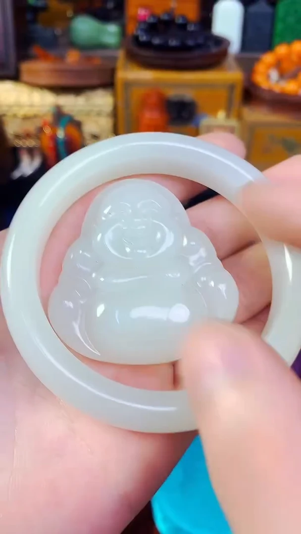 和田玉手镯未镶嵌精品精品   独具韵味